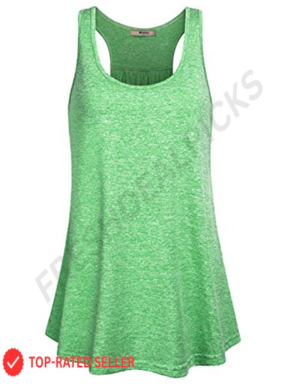 Sleeveless Loose Fit Yoga Racerback Tank Top Breathable Workout